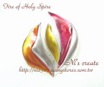 nib005聖靈之火仿琺瑯領針 fire of Holy Spirit