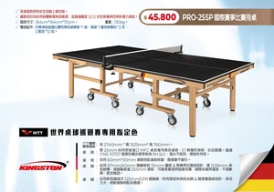 PRO-25SP 國際賽事比賽用桌
