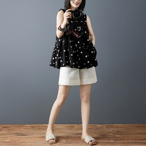 雪紡甜美點點背心娃娃裝上衣 獨具衣格 C0443