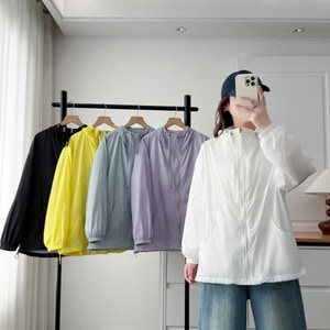 新款防曬夾克連帽外套(XL-4L) 獨具衣格 C0448