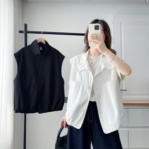 夏季韓版輕薄工裝背心 獨具衣格 C0477