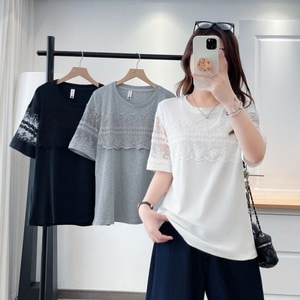 蕾絲鏤空微性感短袖T桖上衣 獨具衣格 C0484