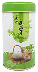 春綵四兩高山茶綠色茶葉鐵罐