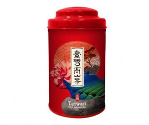 台茶之美四兩高山紅色茶葉鐵罐