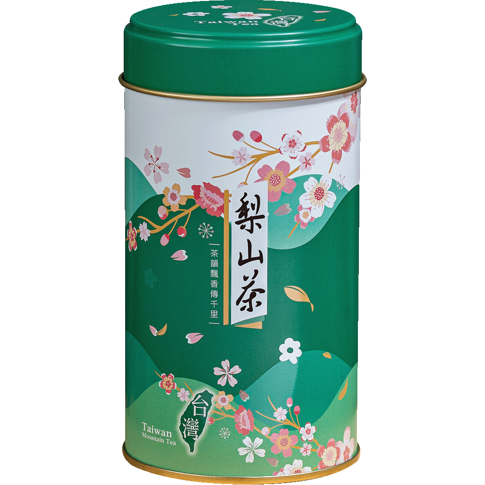 櫻悅四兩梨山茶葉鐵罐
