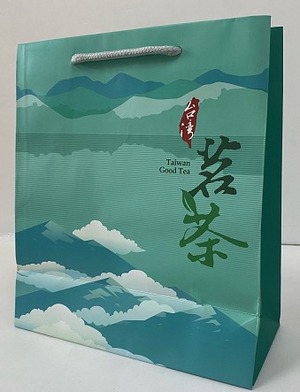 中提-台灣茗茶藍綠提袋