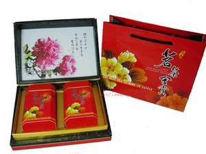 茗茶金賞半斤2入紙罐紙罐禮盒