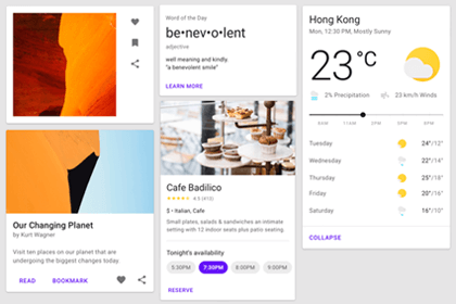 Material Design 卡片設計 Material Design 卡片設計