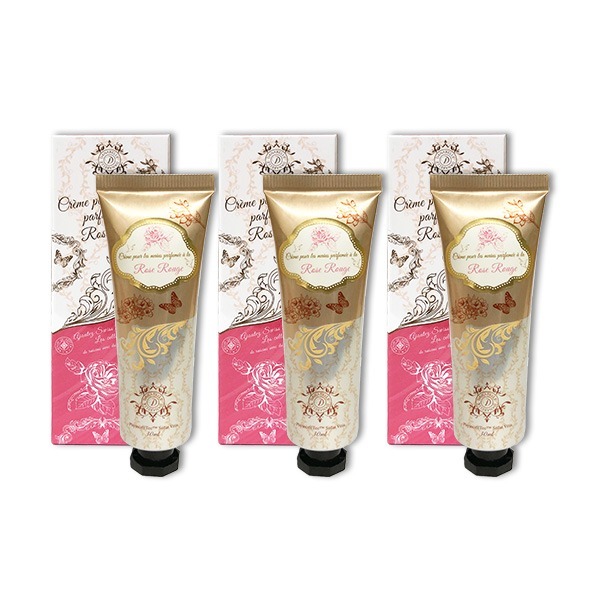 【三入優惠組】【滋潤型】高效保濕香氛護手霜:經典紅玫瑰 【三入優惠組】【滋潤型】高效保濕香氛護手霜:經典紅玫瑰