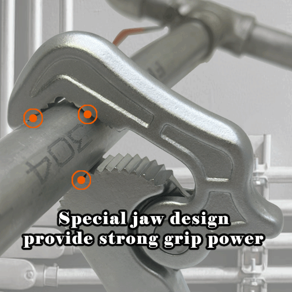 Spring-Loaded Quick Pipe Wrench  Head 小圖3
