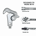 Spring-Loaded Quick Pipe Wrench  Head第1張小圖