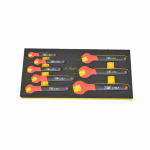 8PCS VDE Single Open End Wrench Set