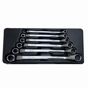 6PCS Anti-shedding Double Box Wrench Set (45°)