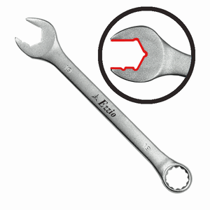 Combination Wrench With Non Slip Open End