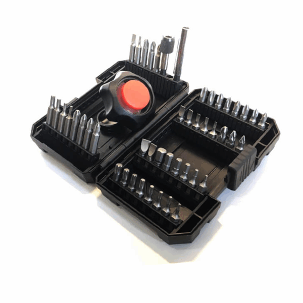 48PCS Ratchet Stubby Screwdriver & Bit Set