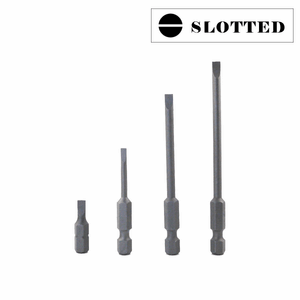 Zinc Phosphate Bits (SLOTTED) 25/50/75/90mm