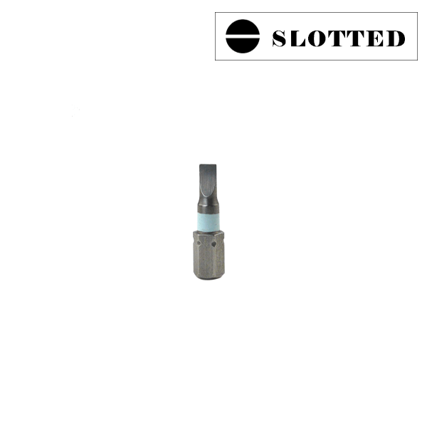 Color Ring Stainless Bits (SLOTTED) 25mm