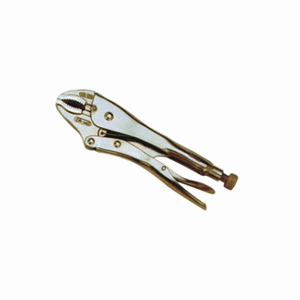 CURVED JAWS WITH WIRE CUTTER LOCKING PLIERS,CR-MO