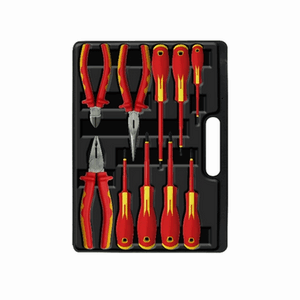 10PC INSULATED SCREWDRIVER & PLIERS SET