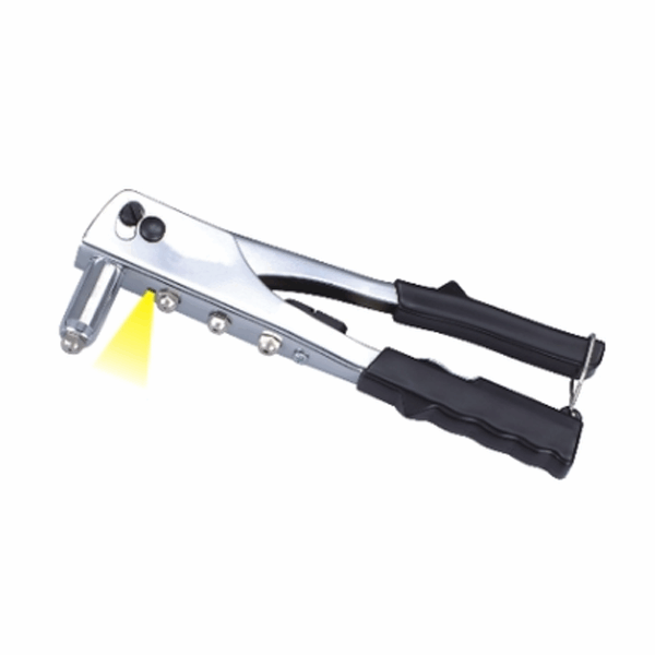 PROFESSIONAL HAND RIVETER WITH LIGHTER