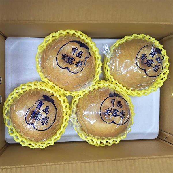 【熱銷中】36A寶島甘露梨(水梨)4粒裝 家庭號