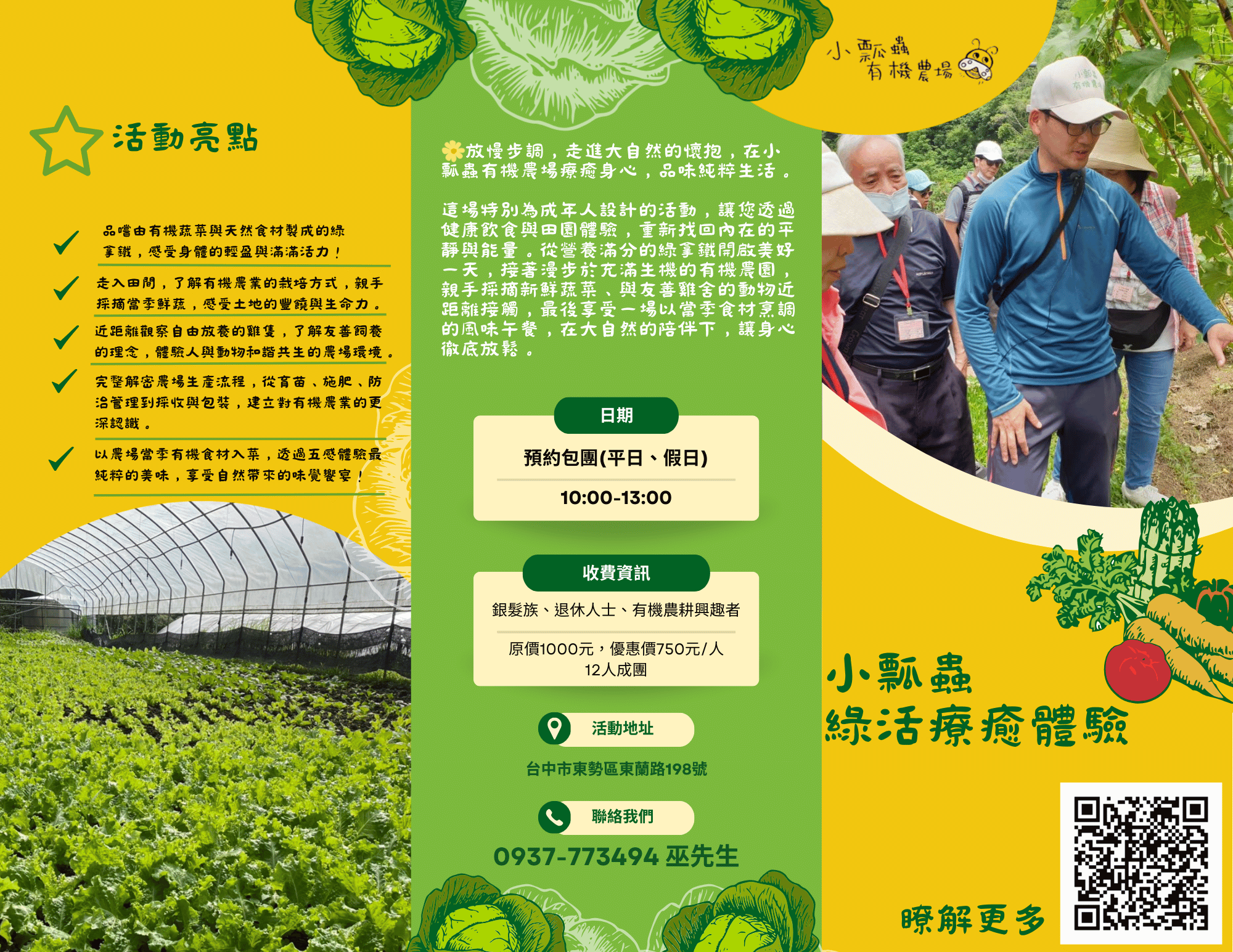 Green Yellow Fresh Organic Vegetable Farm Promotion Brochure (20)
