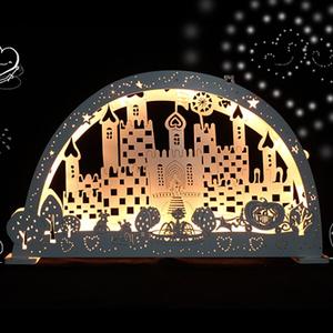菓森林童話城堡 LED夜燈