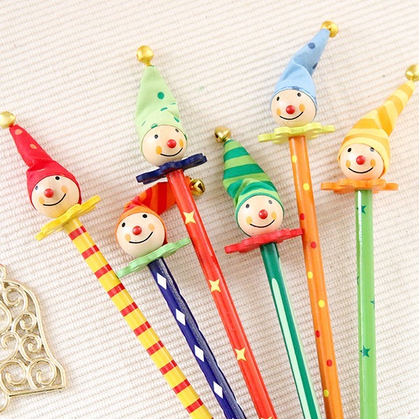 馬戲團歡樂小丑鉛筆組❤兒童節、感恩節、聖誕節、生日禮
