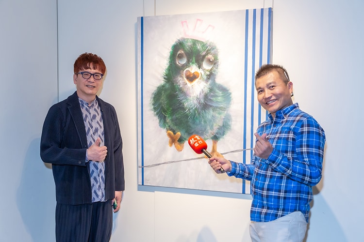 藝術家楊鼎献與常罡合影
