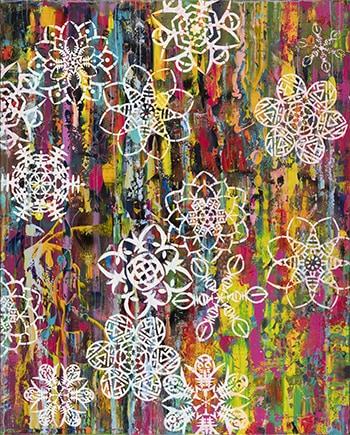 繁花｜壓克力・畫布｜162x120cm｜2024