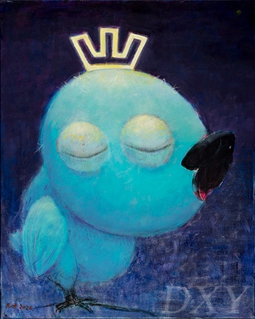 Young 28, 91x72.5cm,  Acrylic, 2024