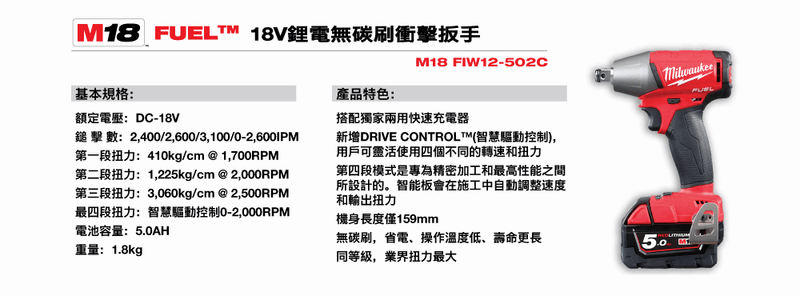 M18FIW12-502C說明