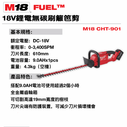 M18CHT-901說明
