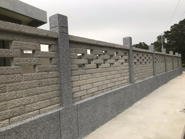 百歲磚造型牆1