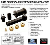VW, AUDI INJECTOR REMOVER TOOL SET.(FSI)