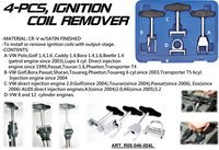 4-PCS, IGNITION COIL REMOVER TOOL SET.
