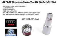 VW AUDI Gearbox Drain Plug Bit Socket (M16H).