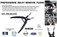 ANGLE TYPE, PROFESSIONAL RELAY REMOVAL PLIERS.