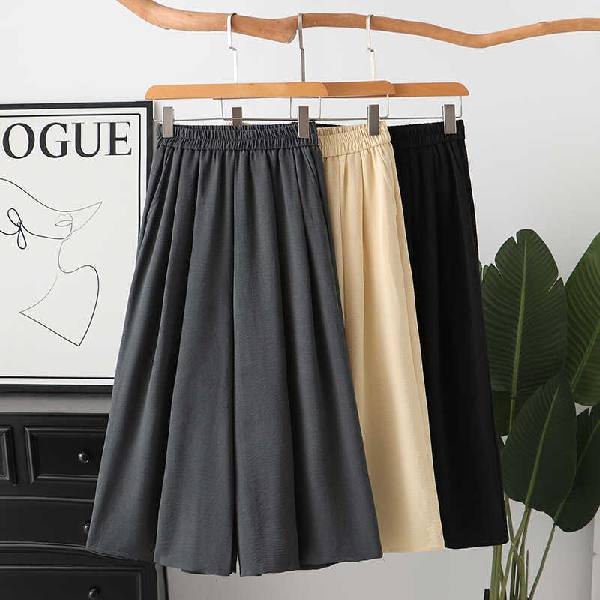 高腰顯瘦八分褲裙 獨具衣格 J7793