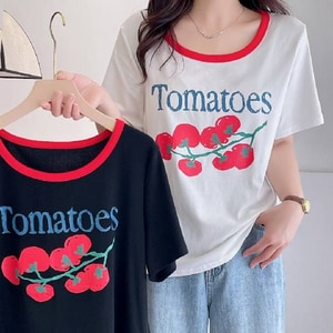 番茄印花短袖T桖上衣 獨具衣格 J7823