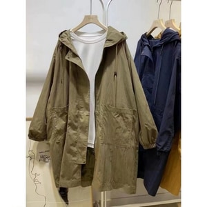 日雜款經典款連帽風衣外套 獨具衣格 J9606