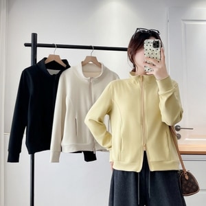 帥氣立領保暖雙拉鍊上衣外套 獨具衣格 J9918