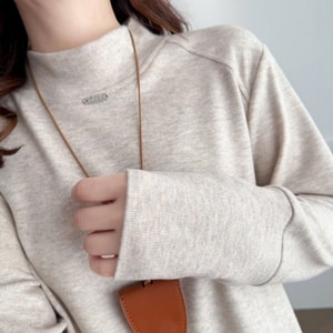 加厚打底內搭保暖親膚長袖上衣 獨具衣格 J9924