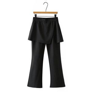 超顯瘦流行微喇叭褲裙(XL-5L) 獨具衣格 C0052