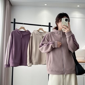 加絨保暖運動風外套 獨具衣格 C0069