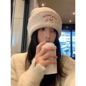 可愛狗狗刺繡保暖毛帽 獨具衣格 A0168