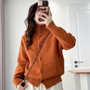 質感高領保暖針織長袖毛衣上衣 獨具衣格 C0092