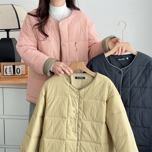 輕薄日系方格壓紋羽絨外套 獨具衣格 C0206