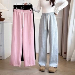 軟糯舒適顯瘦剪裁休閒運動褲 獨具衣格 C0218