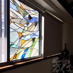 鑲嵌玻璃結合窯燒玻璃-溯光之躍第3張小圖